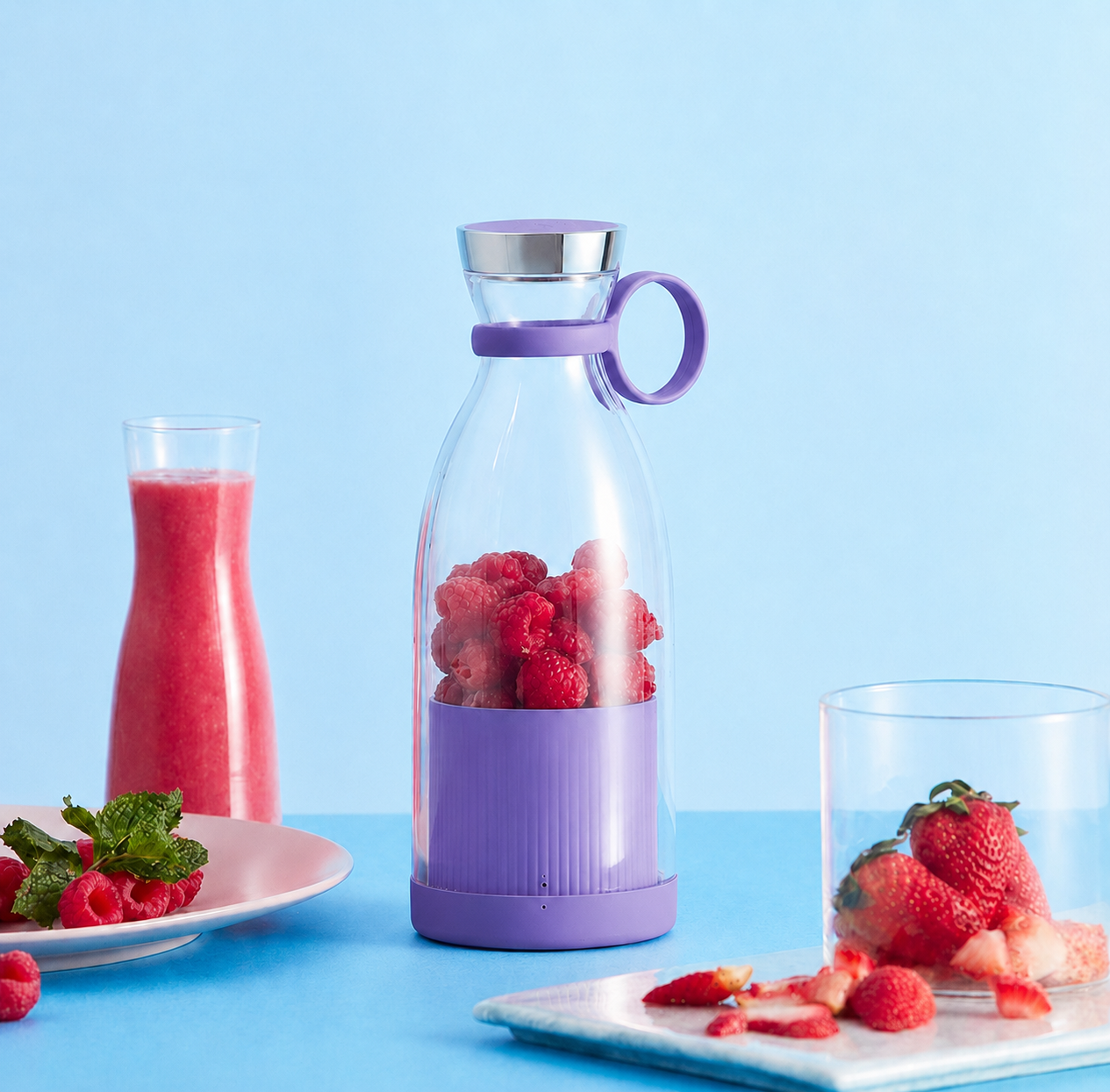 Fresh Juice Blender Household Vegetables And Fruits Multi-functional Household Charging